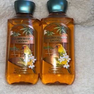 BBW 2pk shower gel Golden Mango Lagoon